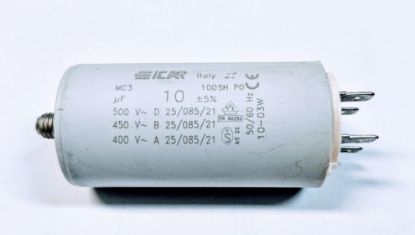 Picture of ICAR 10µF RUN CAPACITOR With Terminals